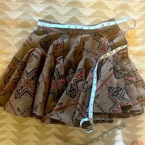 Pendleton/Opening Ceremony skirt. Wool Western Ruffle Skirt